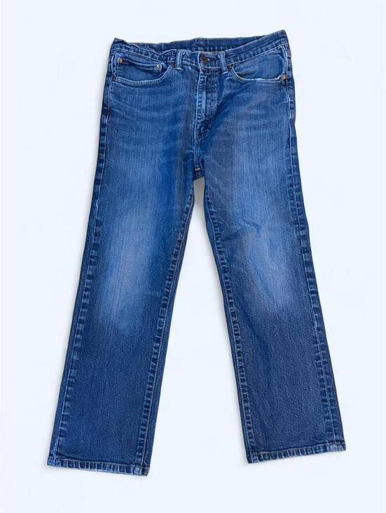 Levi's Other - Levi's 505 leather patch blue jeans collectors item